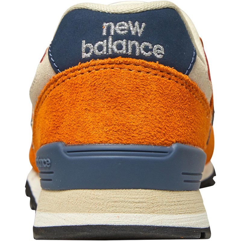 Buy New Balance Womens 996 Trainers Vintage Orange Navy