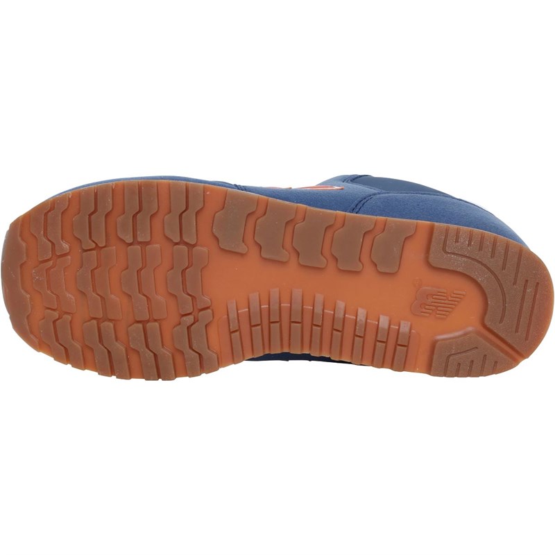 New Balance Junior 373 Trainers Navy/Orange