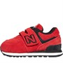 New Balance Baskets 574 Enfant Enfantss Rouge