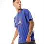 New Balance Heren Sport T-shirts Blauw