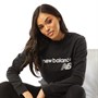 New Balance Damen Core Sweatshirts Schwarz