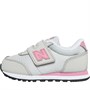 New Balance Infant Girls 400 Strap Trainers Grey/Pink