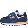 New Balance Baskets Infant 574 Enfant Garçons Bleu