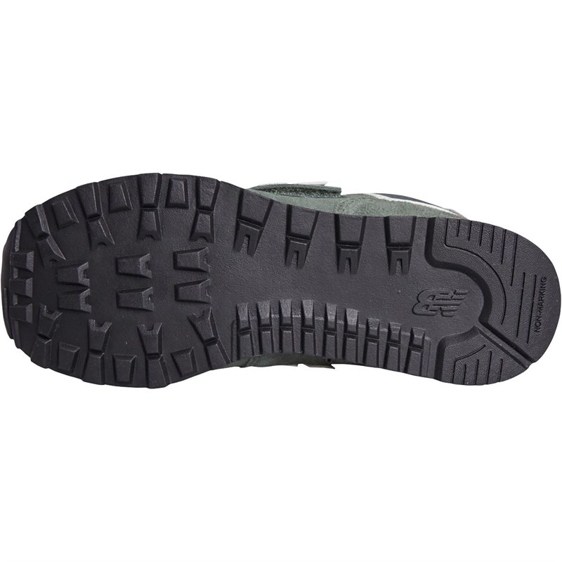 New Balance Junior 574 Trainers Black Spruce