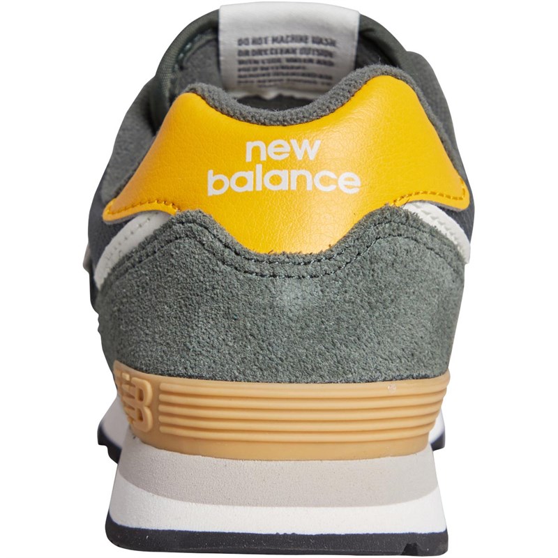 New Balance Junior 574 Trainers Black Spruce
