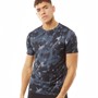 New Balance Heren Printed Sports Performance Tops Donkergroen