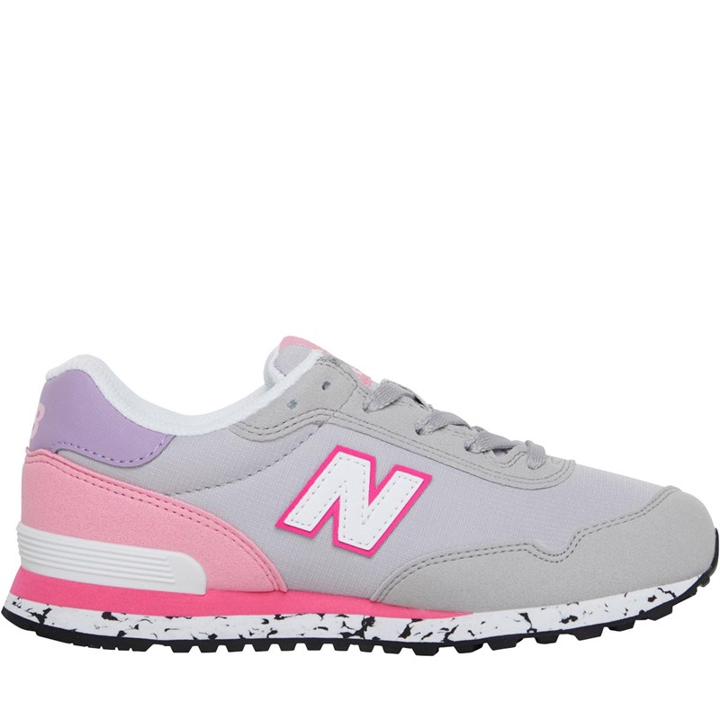 Buy New Balance Junior 515 Trainers Grey Pink Buy New Balance Junior 515 Trainers Grey Pink