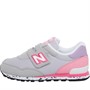 New Balance Infant Girls 515 Trainers Grey/Pink