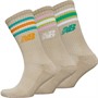 New Balance Chaussettes Unisexe Ecru