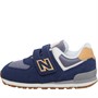 New Balance Kids 574 Sneakers Blauw