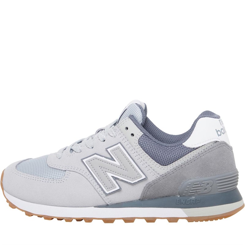 Buy New Balance 574 Trainers Light Aluminum/Gunmetal