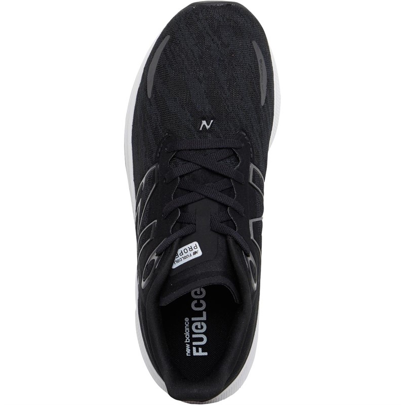 New Balance Junior Fuelcell Propel V3 Neutral Running Shoes Black/White/Black Metallic