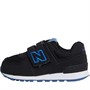 New Balance Chłopięce Infant Wide Fit 574 Trampki Czarny