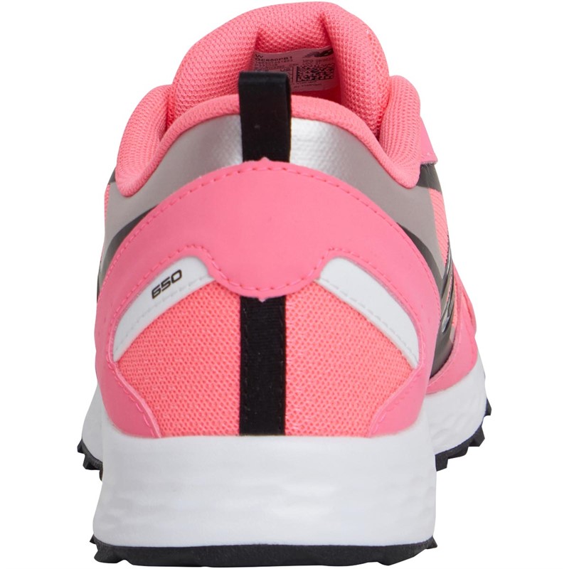 New Balance Meisjes Wide Fit Fresh Foam 650 Neutral Hardloopschoenen Roze