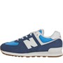 New Balance Baskets Wide Fit 574 Garçon Bleu