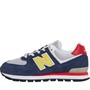 New Balance Baskets Wide Fit 574 Garçon Bleu