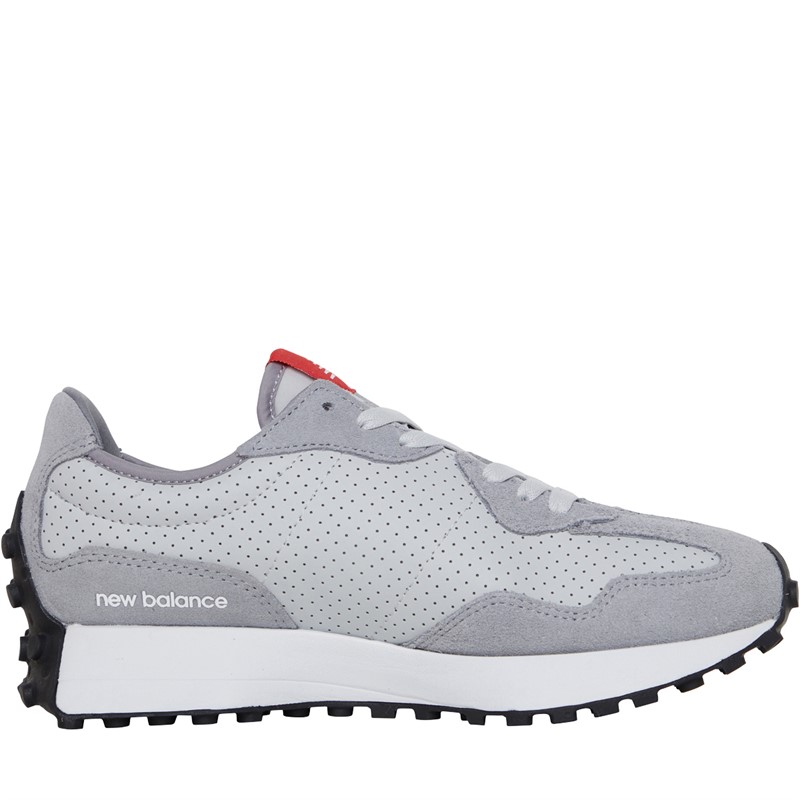 New Balance Mens 327 Trainers Steel