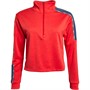 New Balance Womens Accelerate Pacer Half Zip Sweatshirt True Red