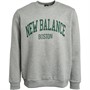 New Balance Mens Collegiate Sweatshirt Grey Marl