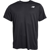 New Balance Mens Running Tech Tee Black