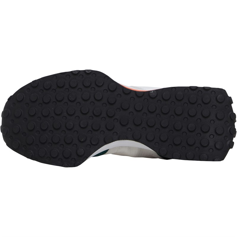 New Balance Kids 327 Bungee Lace Trainers Green/Beige