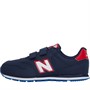 New Balance Boys 500 Hook And Loop Trainers Navy/Red