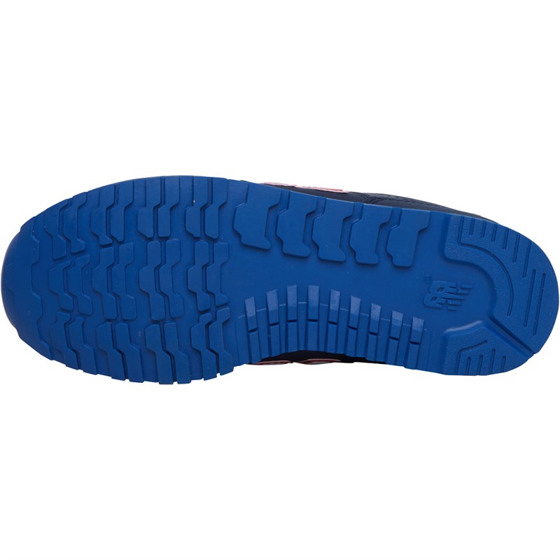 New Balance Boys 500 Hook And Loop Trainers Navy/Red