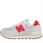 New Balance Kids 574 Trainers Nimbus Cloud/True Red
