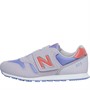 New Balance Junior Girls 373 Hook And Loop Trainers Purple/Pink Synthetic