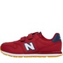New Balance Junior Boys 500 Hook And Loop Trainers Red/Blue