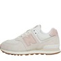 New Balance Girls 574 Trainers Moonbeam/Pink/Sand