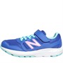 New Balance Kids 570 V2 Bungee Lace Neutral Running Shoes Pruple/Ice Blue/Pink