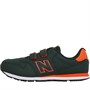 New Balance Junior Boys 500 Hook And Loop Trainers Green/Orange