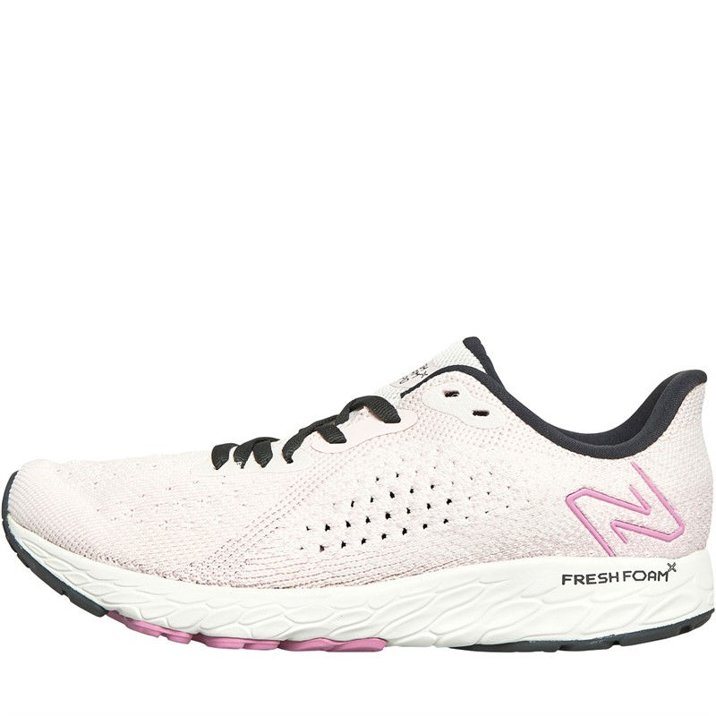 New Balance Womens Fresh Foam X Tempo V2 Neutral Running Shoes Washed Pink/Blacktop/Raspberry