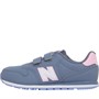 New Balance Girls 500 Hook And Loop Trainers Grey/Pink/Lilac