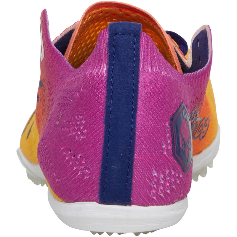 New Balance Womens MD800 V8 Running Spikes Vibrant Apricot/Magenta Pop