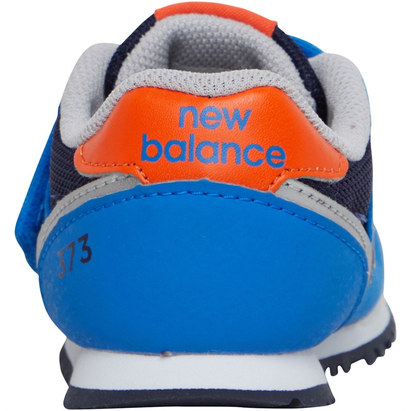 New Balance Infant Boys 373 Hook And Loop Trainers Blue/Navy/Orange