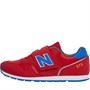 New Balance Junior 373 Hook And Loop Trainers Red/Blue