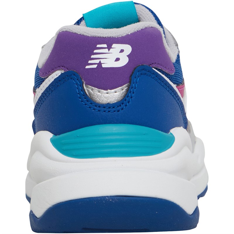 New Balance Girls 57/40 Bungee Lace Trainers Purple/Pink Synthetic