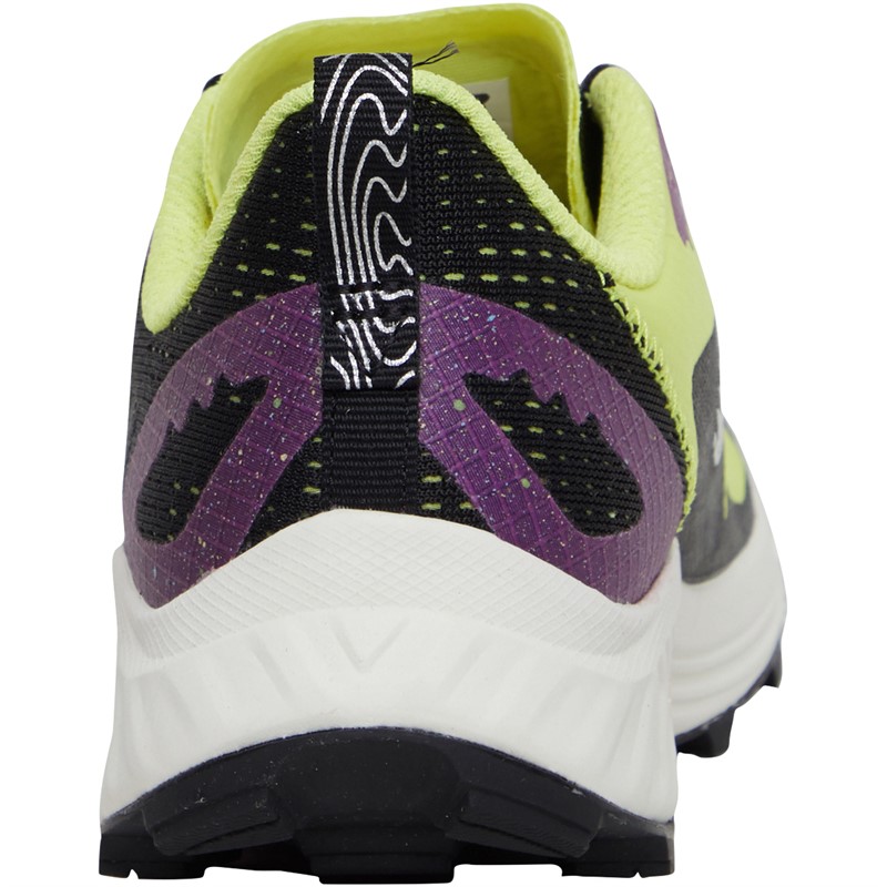 New Balance Womens Fuelcell Summit Unknown V3 Trail Running Shoes Lemonade/Black/Mystic Purple