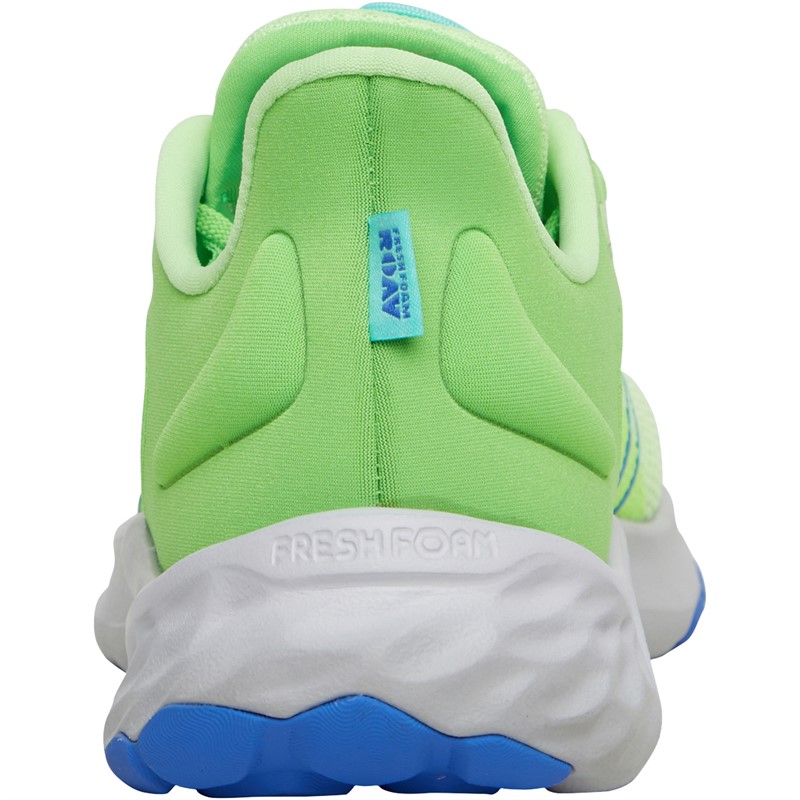 New Balance Junior Fresh Foam Roav V2 Neutral Running Shoes Green/Blue