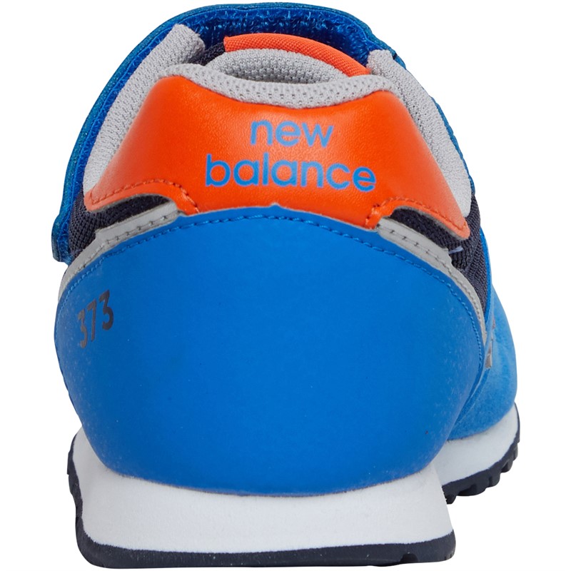 Buy New Balance Junior 373 Bungee Lace Trainers Serene Blue/Poppy