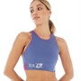 New Balance Womens Q Speed Cropped Bra Top Night Sky