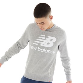 ◇New Balance◇ NBNCF11203 UNI Essential Small Logo Sweatshi Buy New Balance Mens Essentials Stacked Logo Sweatshirt