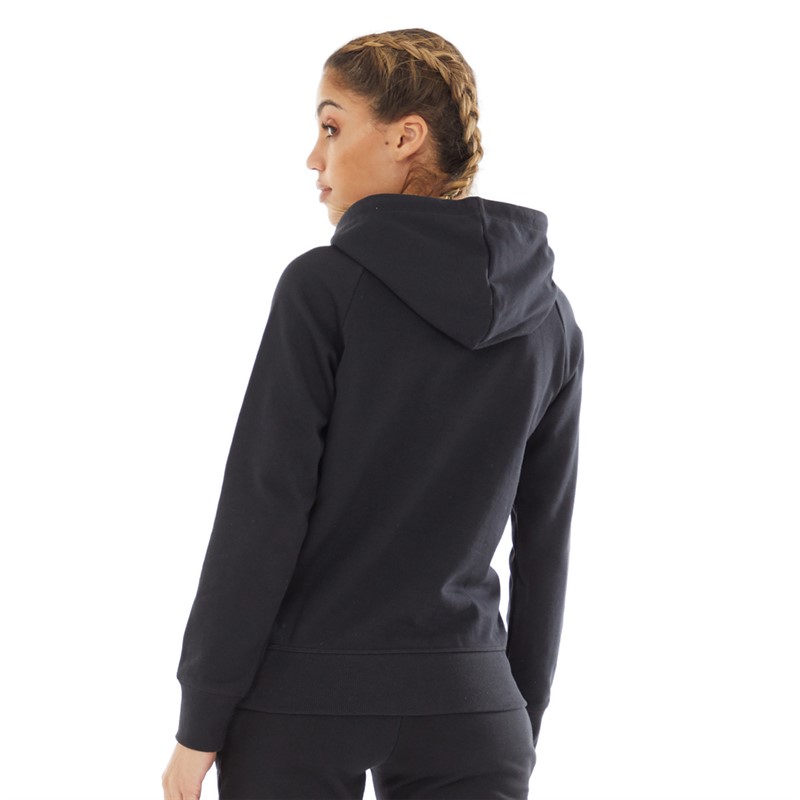 New Balance Womens Essentials Logo Hoodie Black