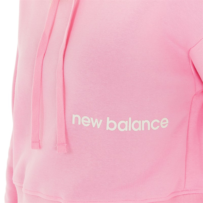 New Balance Womens Essentials Hoodie Orbit Pink