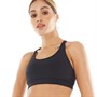New Balance Womens Hero 3.0 Medium Impact Sports Bra Black