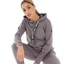New Balance Womens Relentless Performance Full Zip Hoodie Zinc