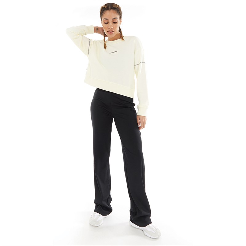 Buy New Balance Womens Essentials Winter Crew Sweatshirt Sea Salt