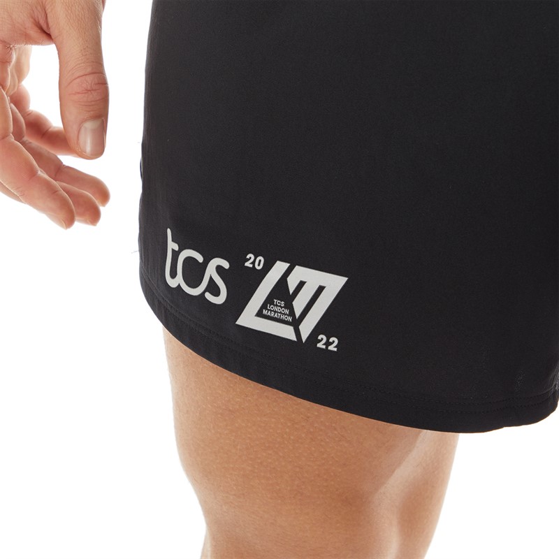 New Balance Mens Impact 5 Inch Running Shorts Black